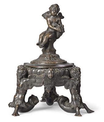 A Renaissance inkwell from Italy, - Mobili