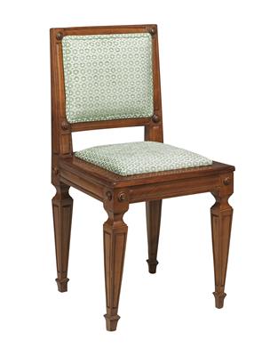 A Josephinian chair, - Asiatics, Works of Art and furniture