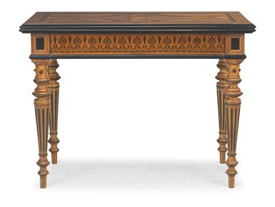 A games table, - Asiatics, Works of Art and furniture