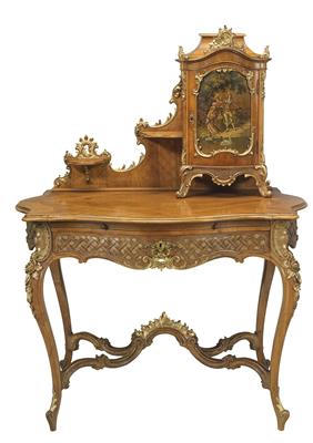 A Neo-Rococo writing desk, - Mobili