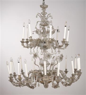 A Venetian chandelier, - Mobili