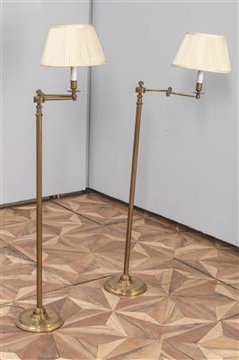 2 Half-Height Floor Lamps, - L’Art de Vivre