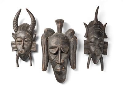 Three African Masks of the Senufo, - L’Art de Vivre