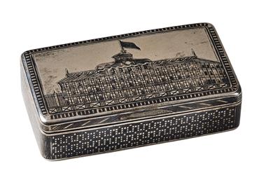 A Niello Snuff Box from Moscow, - L’Art de Vivre