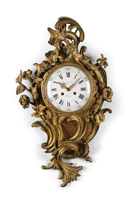A Neo-Rococo Bronze Cartel Clock ‘Raingo Frères, Paris’ - L’Art de Vivre