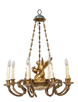 A Biedermeier Salon Chandelier, - Antiquariato