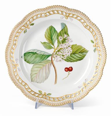 A Flora Danica Plate, "Sorbus Aria Crantz" - Starožitnosti