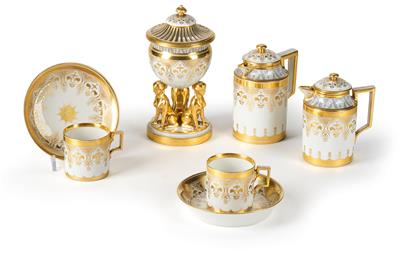 An Elegant Coffee Dejeuner Service, - Antiquariato