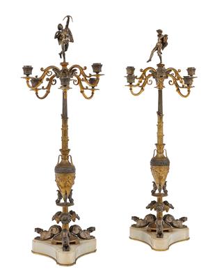 A Pair of Girandoles, - Antiquariato