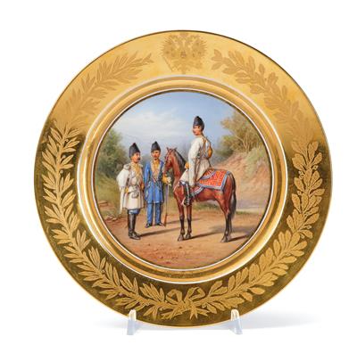 A Russian Military Plate 1879, - Starožitnosti