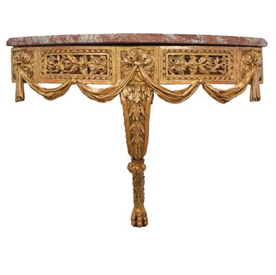 A Corner Console Table, - Starožitnosti