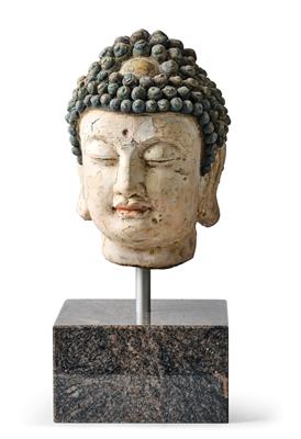 Head of Buddha, - Mobili e Antiquariato