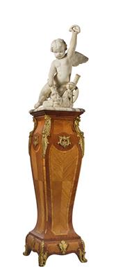 Pierre Loison (1816 - 1886), Two Putti as Allegories of Science and Art, - Furniture; Works of Art; Glas and Porcelain