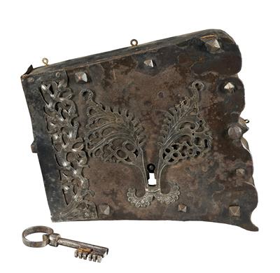 A Rare Gothic Chest Lock, - Starožitnosti