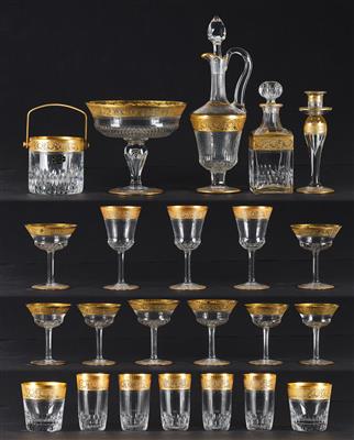 A St. Louis Set of Glasses, - Furniture; Works of Art; Glas and Porcelain