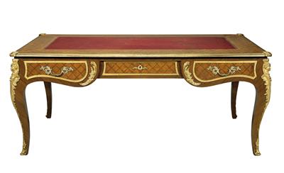 An Unusually Large Writing Desk, - Furniture; Works of Art; Glas and Porcelain