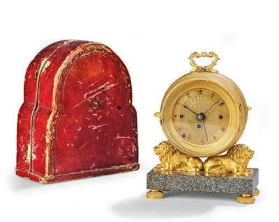 An Austrian Officer’s Travel Alarm Clock with Box, - Starožitnosti a nábytek