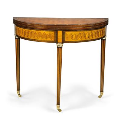 Wand- bzw. Spieltisch, im Louis XVI Stil, - Antiquitäten & Möbel