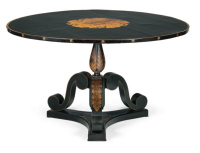 A Large Round Empire Table, - Mobili e anitiquariato, vetri e porcellane