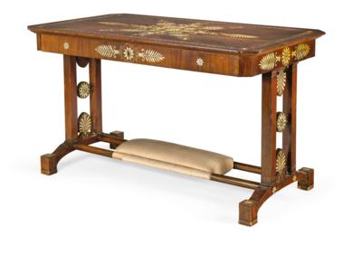 An Unusual Biedermeier Parlour Table, - Furniture, Works of Art, Glass & Porcelain