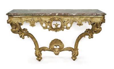 A Large Louis XV Console Table, - Nábytek; starožitnosti; sklo a porcelán