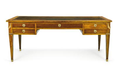 A Large Writing Desk, - Mobili; oggetti d'antiquariato; vetro e porcellana
