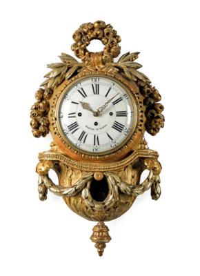 A Josephinian Viennese Cartel Clock, “Hartek in Wien”, - Nábytek; starožitnosti; sklo a porcelán