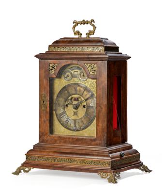 A Baroque Bracket Clock (‘Stockuhr’) with One Week Power Reserve, - Furniture; works of art; glass and porcelain