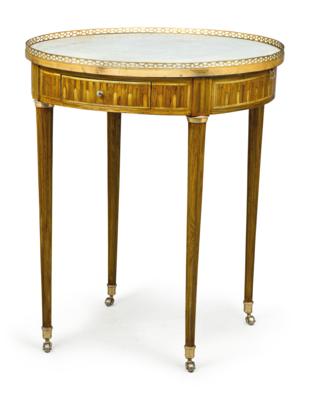 A Round Louis XVI Salon Table, - Nábytek; starožitnosti; sklo a porcelán
