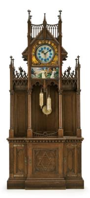 An Unusual Historicist Longcase Clock, - Mobili; oggetti d'antiquariato; vetro e porcellana