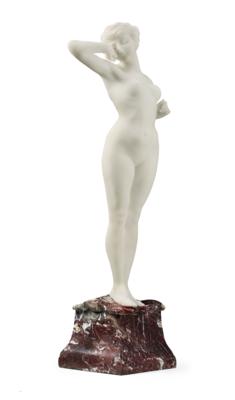 A Dainty Marble Sculpture, - Furniture; works of art; glass and porcelain