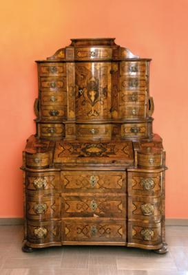 An Imposing Baroque Cabinet on Chest, - A Styrian Collection I