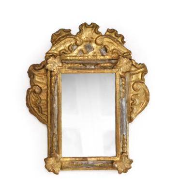 A Small Wall Mirror in Baroque Style, - Štýrska Sbírka I