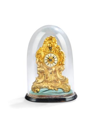 A Small Neo-Rococo Zappler Table Clock, - A Styrian Collection I