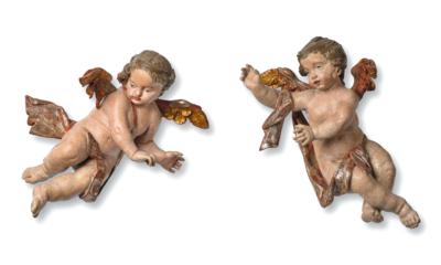 A Pair of Baroque Angels, - Una Collezione dalla Stiria I