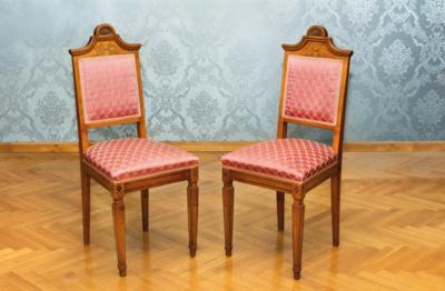 A Pair of Neo-Josephinian Chairs, - Štýrska Sbírka I