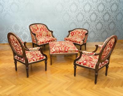 A Seating Group in Louis XVI Style, - Una Collezione dalla Stiria I