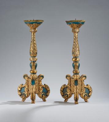 A Pair of Candleholders, - A Styrian Collection II