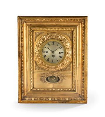 A Biedermeier Frame Clock, - Vídeňská Sbírka