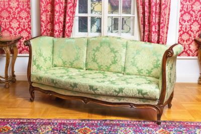 A Large Settee in Baroque Style, - A Viennese Collection