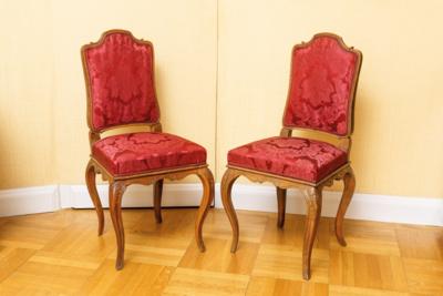A Pair of Baroque Chairs, - A Viennese Collection