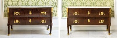 A Pair of Neo-Classical Chests of Drawers, - Una Collezione Viennese