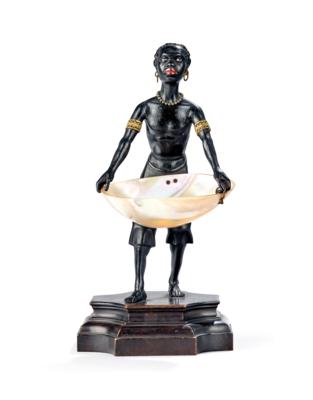 A Figure Carrying a Mother-of-Pearl Tray, - Una Collezione Viennese