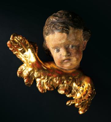 A Baroque Angel’s Head, - Nábytek, starožitnosti, sklo a porcelán