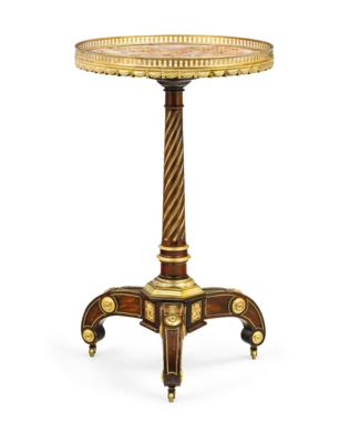 An Elegant Round Louis XVI Side Table, - Nábytek, starožitnosti, sklo a porcelán