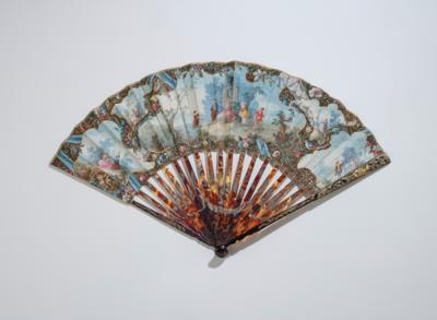 Folding Fan, c. 1770, - Nábytek, starožitnosti, sklo a porcelán