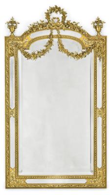 A Wall Mirror in Régence Style, - Furniture, Works of Art, Glass & Porcelain
