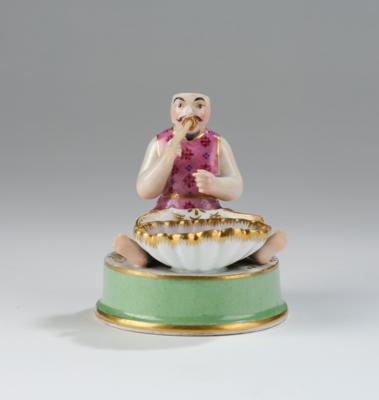 A Bottle (?), Seated Man, Imperial Manufactory, Vienna 1843, - Una Collezione Viennese II