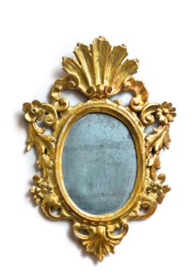 A Small Wall Mirror in Baroque Style, - Vídeňská Sbírka II