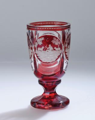 Pokal, Böhmen, 2. Hälfte 19. Jh., - Eine Wiener Sammlung III - Vitrinenstücke, Silber, Asiatika